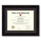 ArtToFrames 12x16 inch Diploma Frame - Framed with Black and Gold Mats, Comes with Regular Acrylic and Wire Hanger for Wall Hanging (D-12x16)